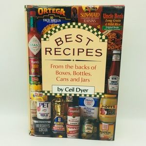 1979 VTG BEST RECIPES from the backs of Boxes, Bottles, Cans, Jars COOKBOOK